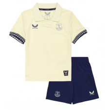 Everton Bortaställ Barn 2025-26 Korta ärmar (+ Korta byxor)